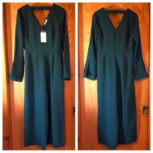 NWT J.O.A. Green Jumpsuit S